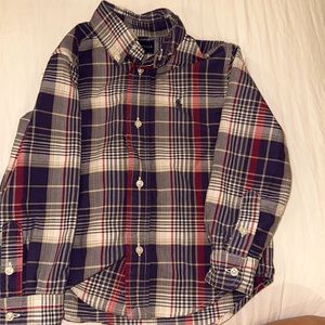 Boys Ralph Lauren Stripped Button Shirt